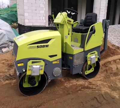 奔馬小型壓路機(jī)土方壓實(shí)、溝槽回填施工案例